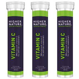 Higher Nature Effervescent Vitamin C 3 Pack