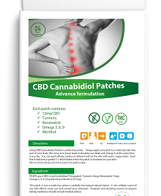 Full Spectrum Pure CBD Skin Patches