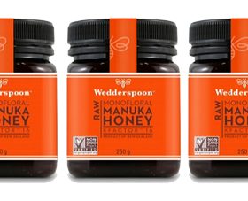 Wedderspoon 250g K Factor 16 raw, manuka honey